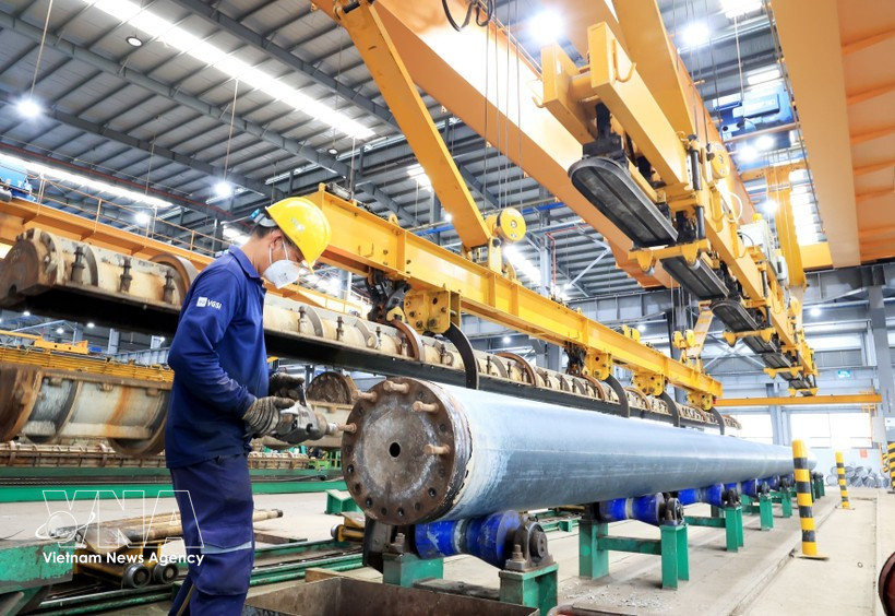越南力拚增長轉型，強化基建與能源韌性、提升生產力。（圖截自：VietnamPlus）